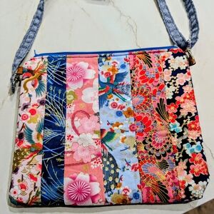 Floral Patchwork Shoulder Bag